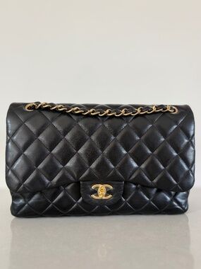 Authentic Chanel Classic Double Flap Bag Jumbo with GHW🖤